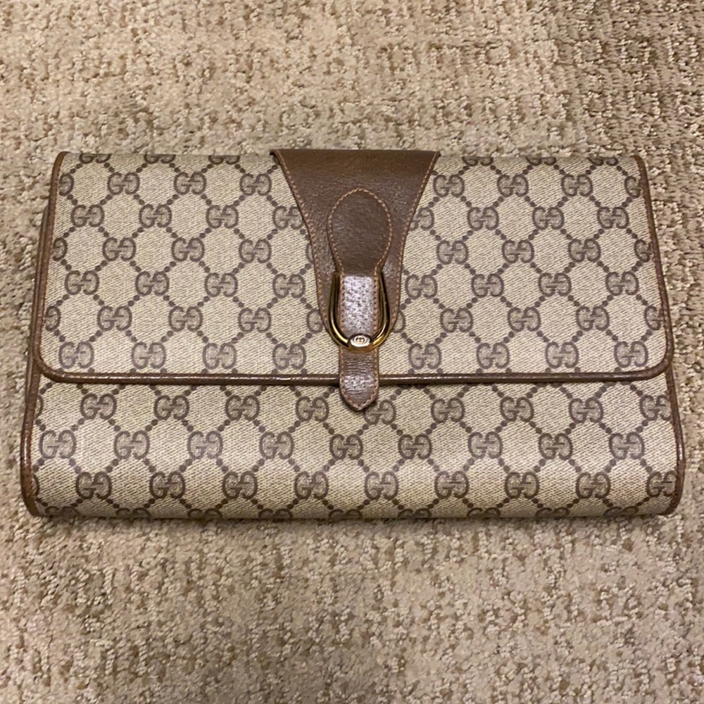 Authentic vintage Gucci clutch -Purchased several years ago at a vintage store